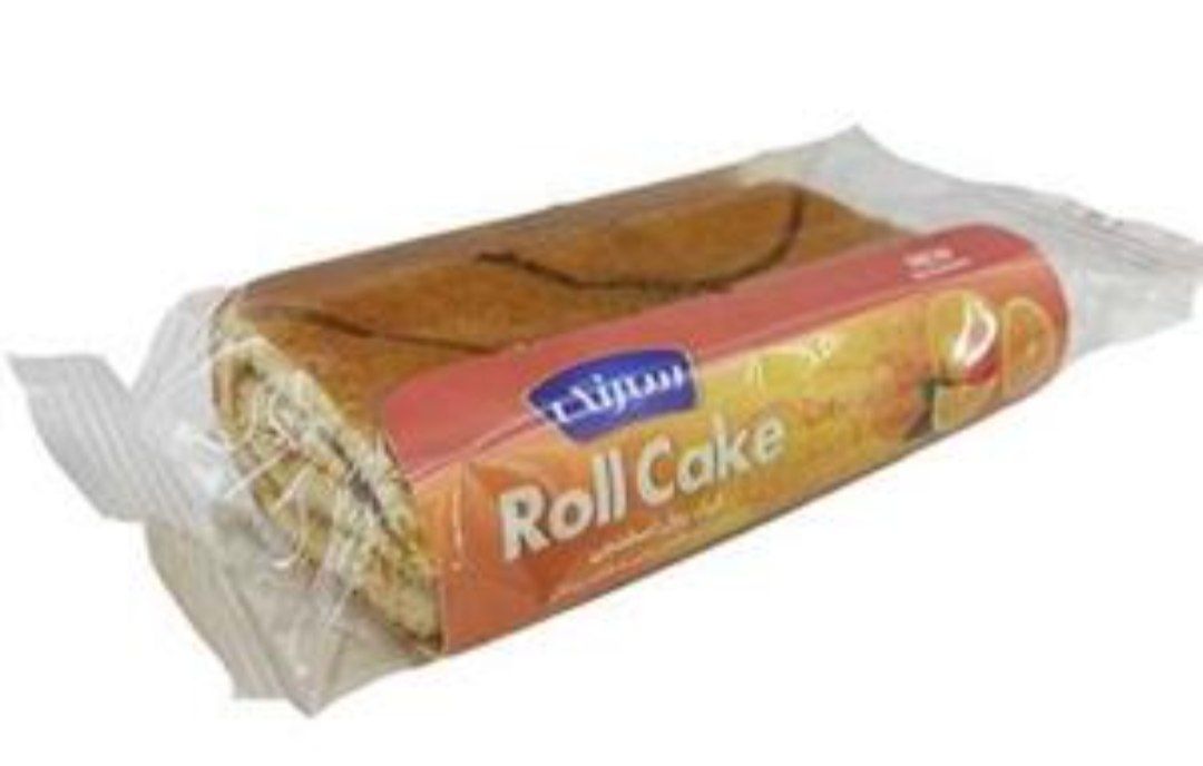 کیک رولی اسفنجی سیرنگ