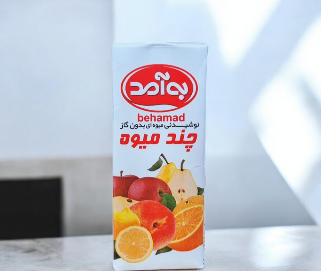 آبمیوه به آمد طعم چند میوه ۲۰۰ سی سی